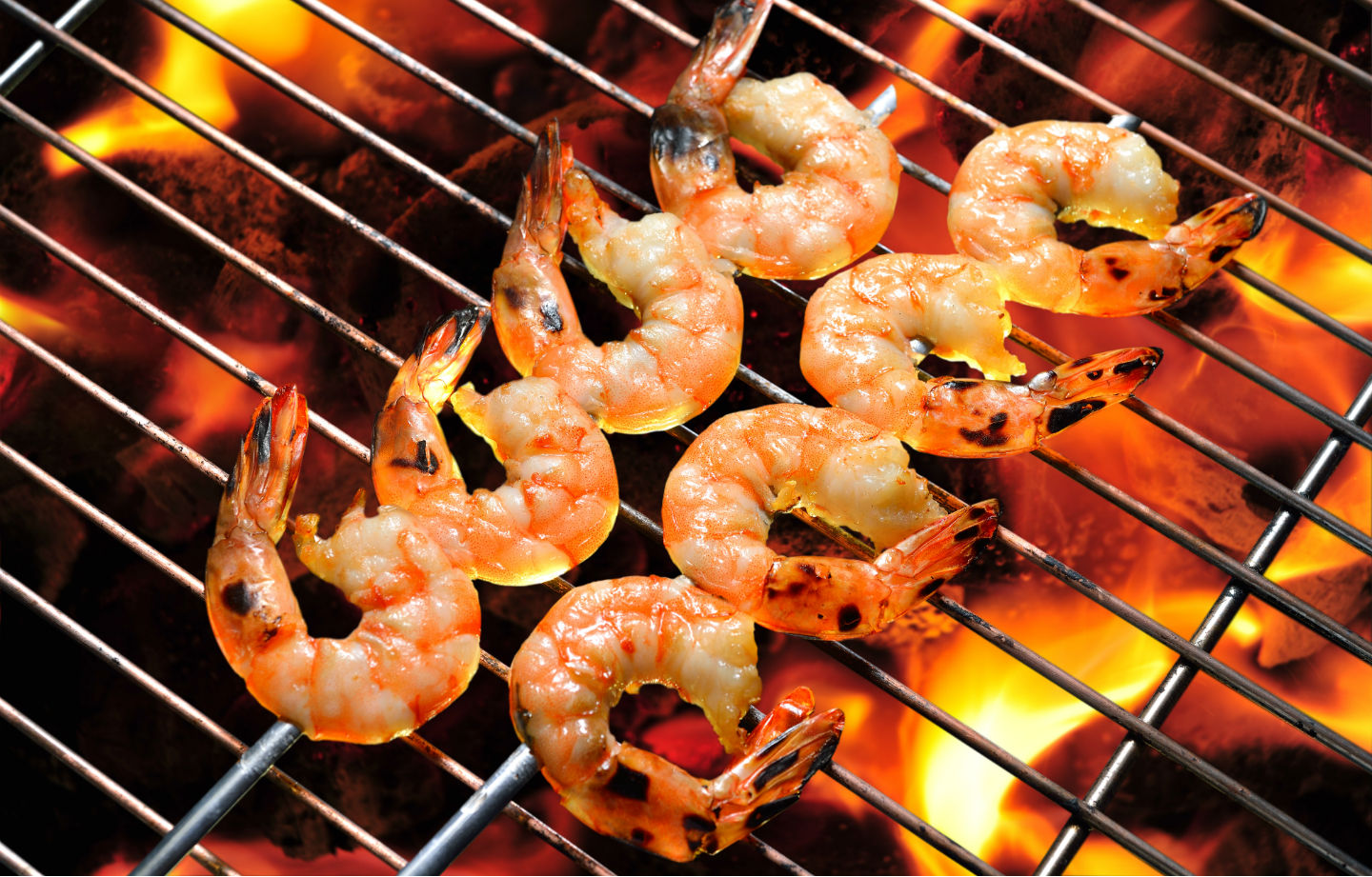 Grill krevetės